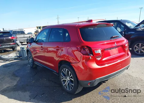 2017 Mitsubishi Outlander Sport 2.0 Es/2.0 Le из США, поврежденный, VIN JA4AP3AUXHZ046620